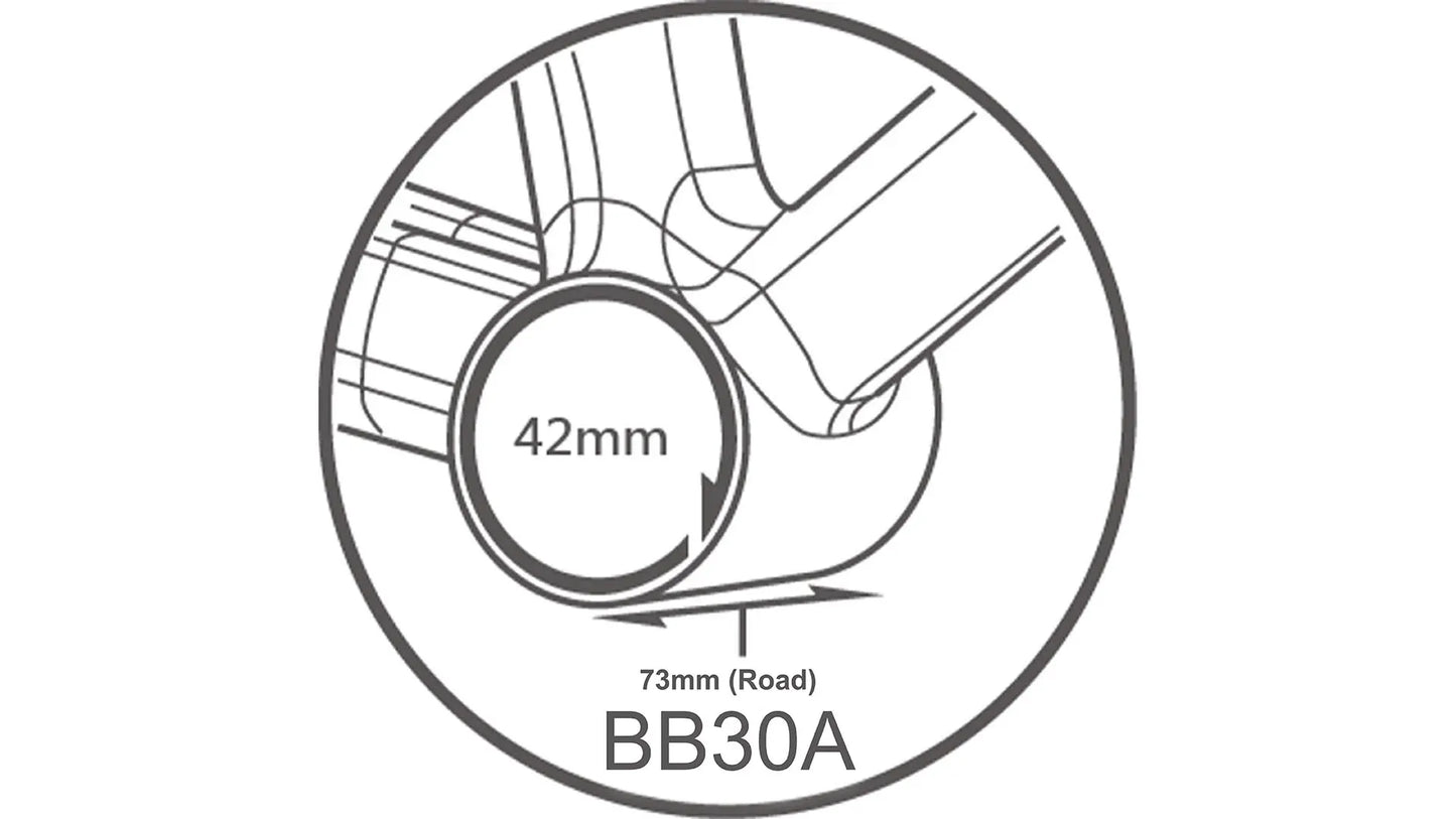 BB30A 73mm (Road): 2-in-1 Movimento centrale Press-Fit