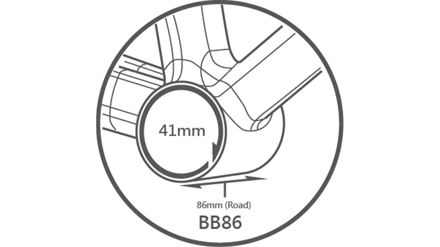 BB86 86/92mm DUB (Road & MTB) - Movimento centrale Press-Fit