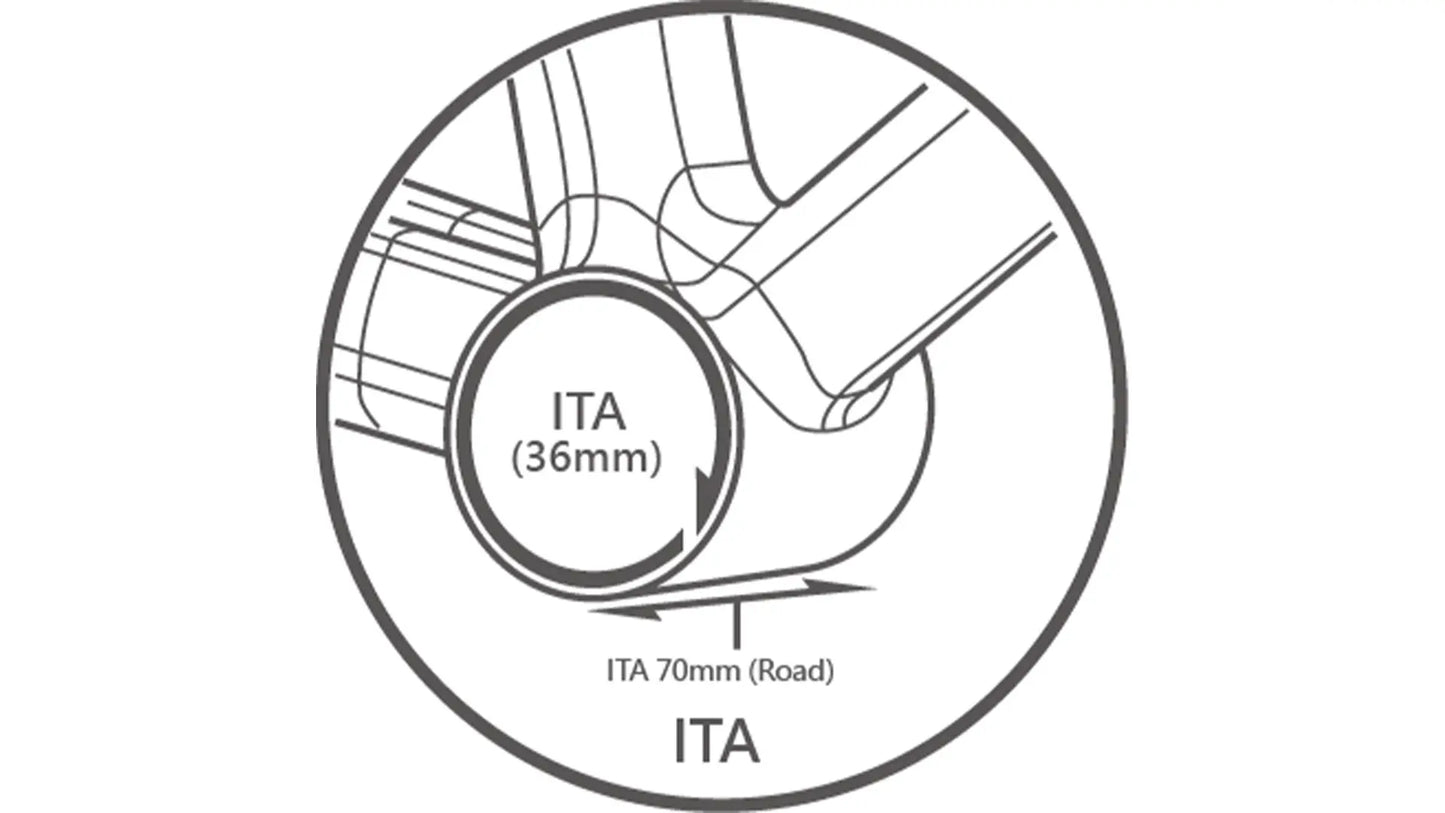 ITA 70mm Ultra Torque (Road) - Movimento centrale filettato