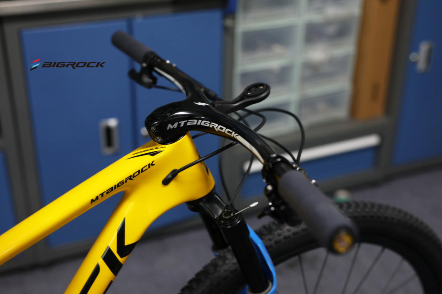 Manubrio integrato MTB angolazione -18° - Bigrock