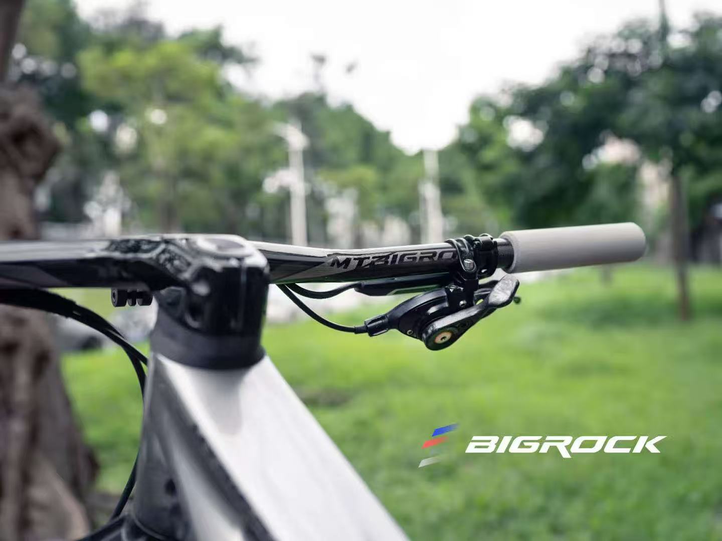 Manubrio integrato MTB con passaggio cavi interno - Bigock