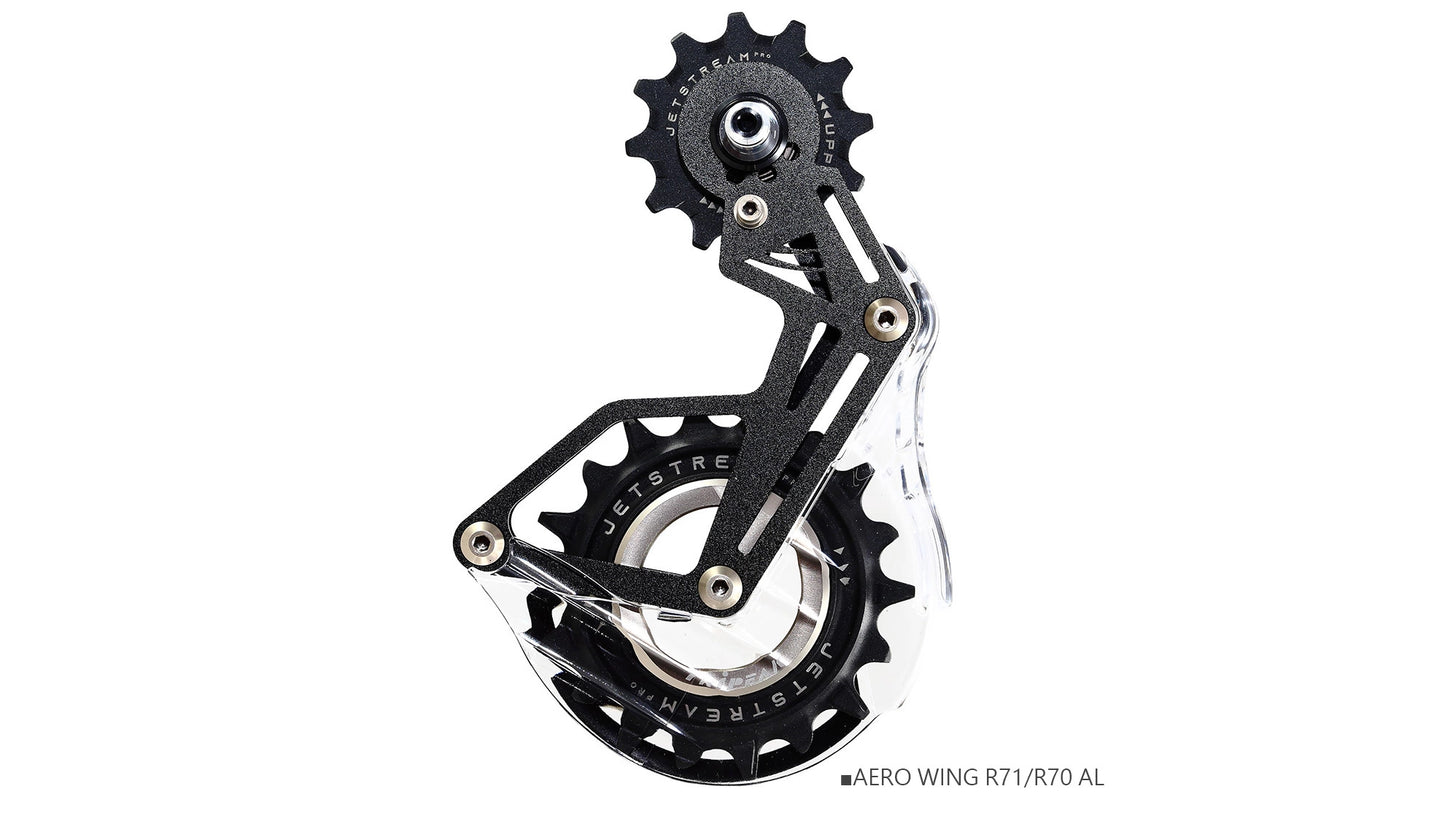 AERO WING AOPW Cage Kit R71/R70 - Gabbia Cambio Maggiorata Aerodinamica per SHIMANO