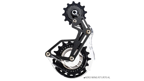 AERO WING AOPW Cage Kit R71/R70 - Gabbia Cambio Maggiorata Aerodinamica per SHIMANO