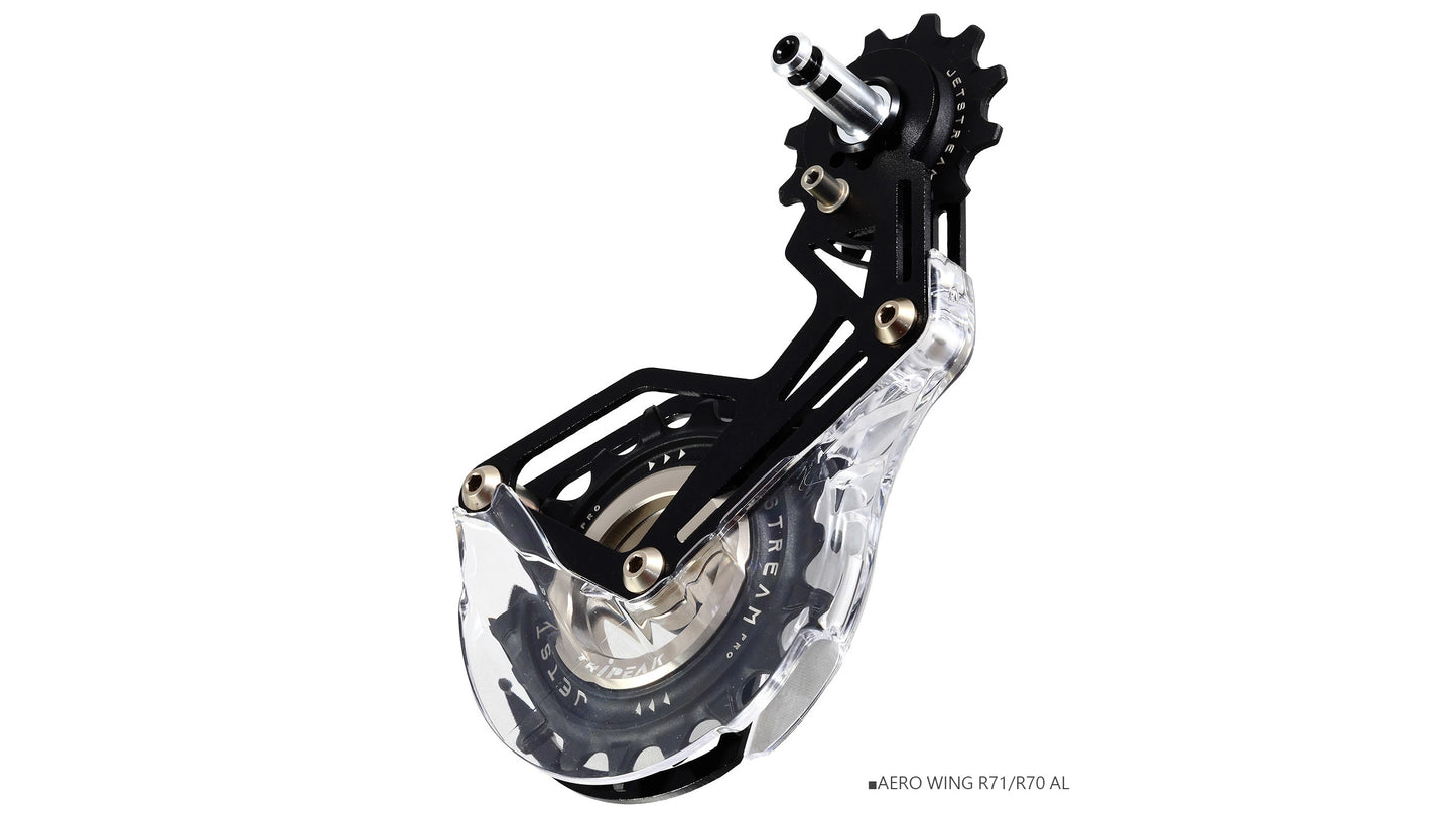 AERO WING AOPW Cage Kit R71/R70 - Gabbia Cambio Maggiorata Aerodinamica per SHIMANO