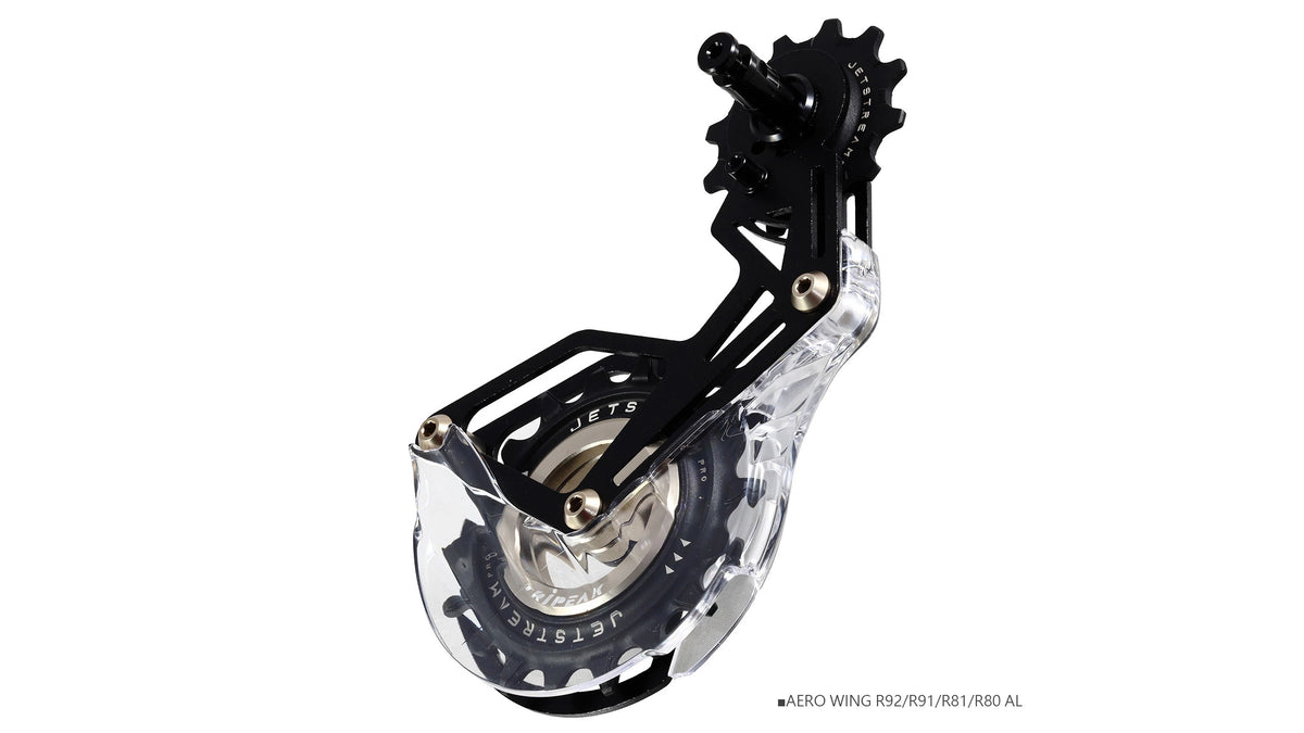 AERO WING AOPW Cage Kit R92/R91/R81/R80 - Gabbia Cambio Maggiorata Aerodinamica (OSPW) per SHIMANO