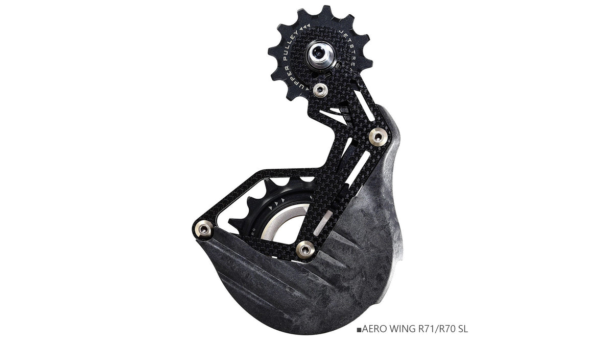 AERO WING AOPW Cage Kit R71/R70 - Gabbia Cambio Maggiorata Aerodinamica per SHIMANO