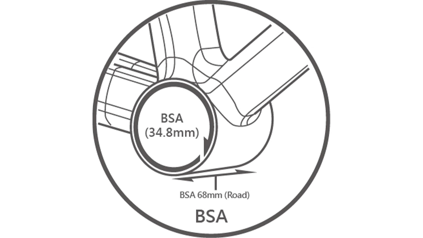 BSA 68mm Ultra Torque (Road) - Movimento centrale filettato