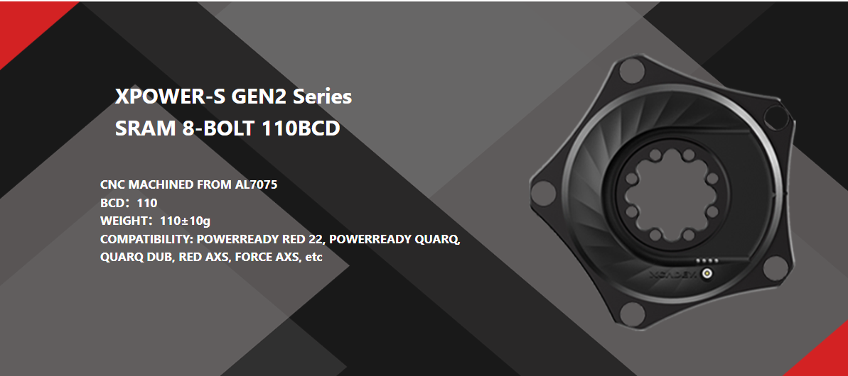 XPOWER-S GEN2 SRAM 8-BOLT 110BCD
