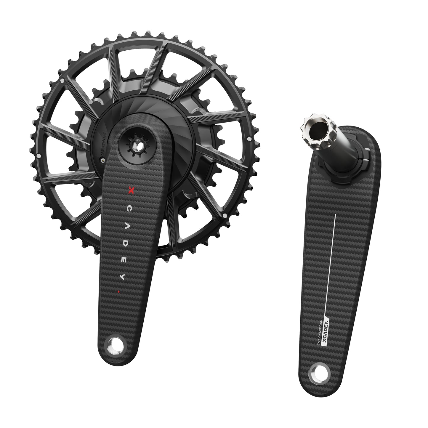 VENTUS-XPOWER POWER METER CARBON CRANKSET 110BCD-4S WITH CHAINRING
