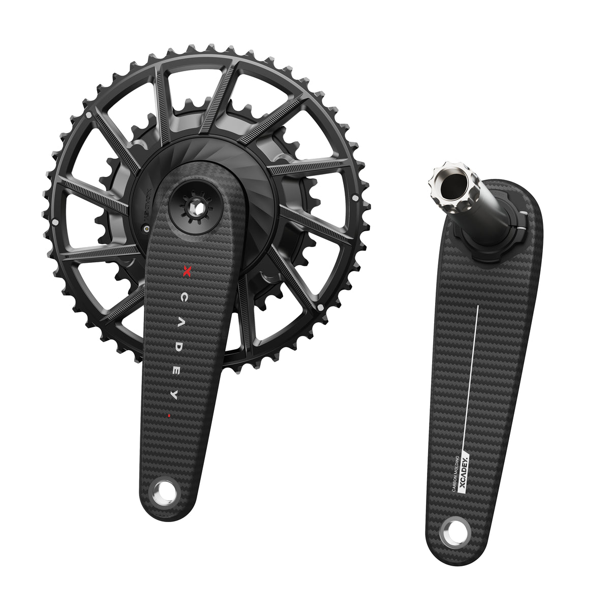 VENTUS-XPOWER POWER METER CARBON CRANKSET 110BCD-4S WITH CHAINRING